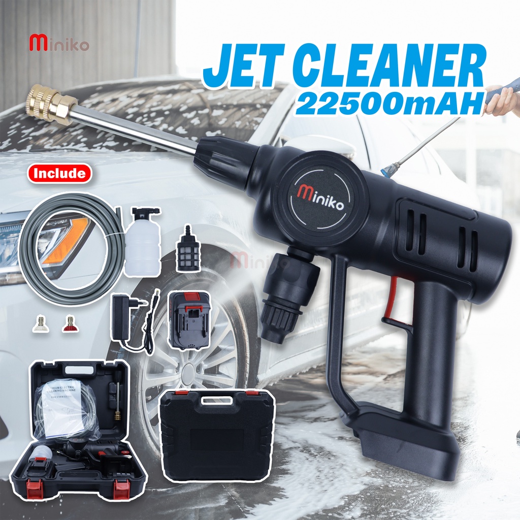 Jet Cleaner Cordless 48Volt Dan 96Volt Set Alat Cuci Motor Mobil Miniko