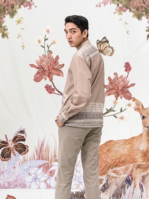 Abimana Shirt in Powder Blue - Klamby