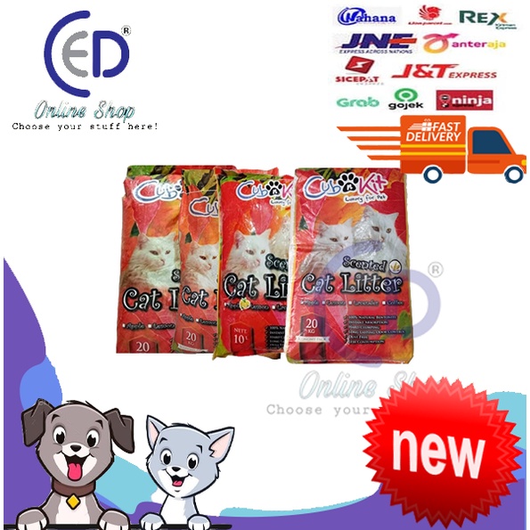 PASIR KUCING CUB N KIT 20KG MARKOTOPS ( EKSPEDISI )