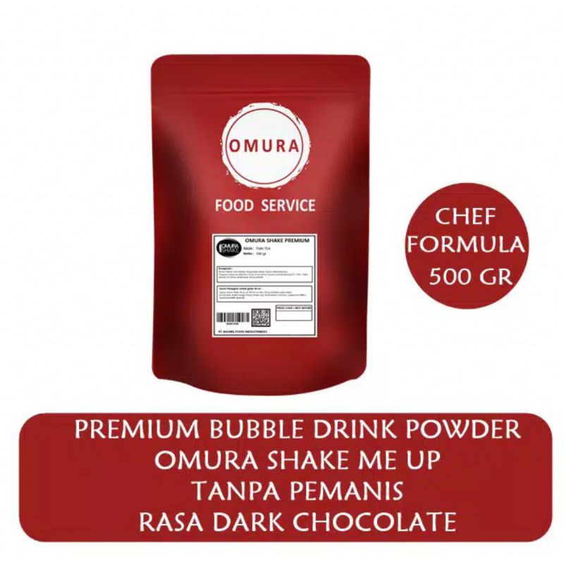 

Omura Shake Me Up rasa Dark Chocolate