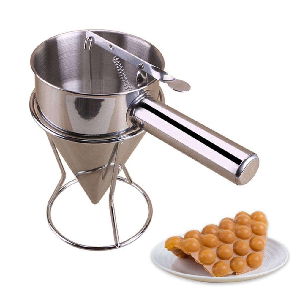 [Elegan] Corong Stainless Steel Kerucut Cairan Gadget Minyak Baking Pancake Maker