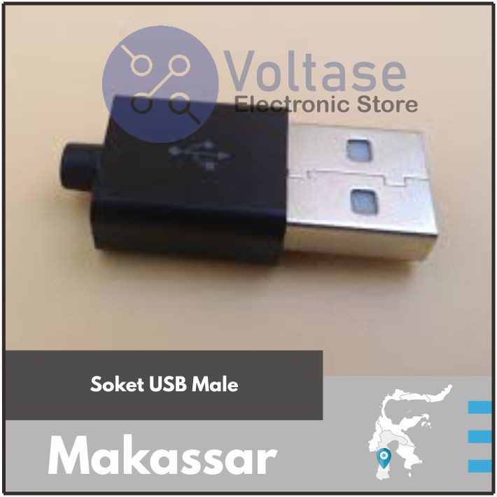 Socket USB Male Jantan
