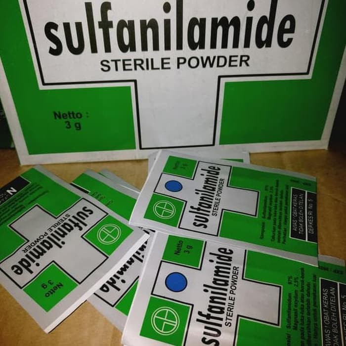 Sulfanilamide Powder Obat Koreng (isi 10 sachet)