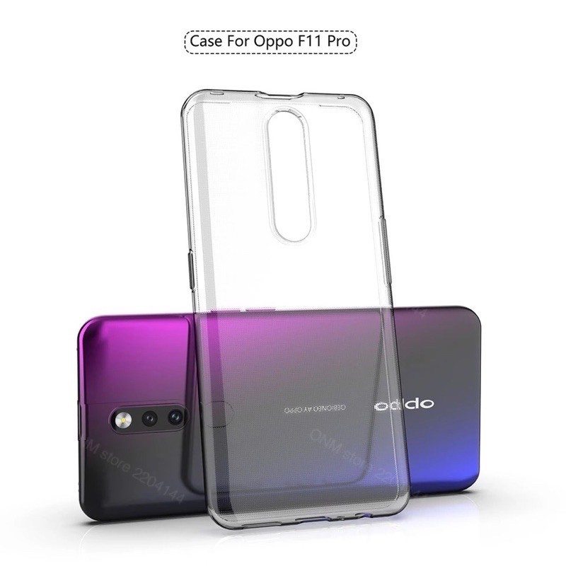 OPPO A17 A17K A77S A57 4G A16E A16K A16S A54 A55 A74 A36 A76 A96 A95 4G 5G F11 F11 PRO Sotfcase Bening Clear Case Silikon Transparan 2MM