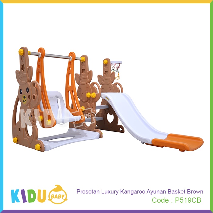 Labeille Prosotan Ayunan Luxury KANGAROO Slide Swing Kangguru Basket Kidu Baby