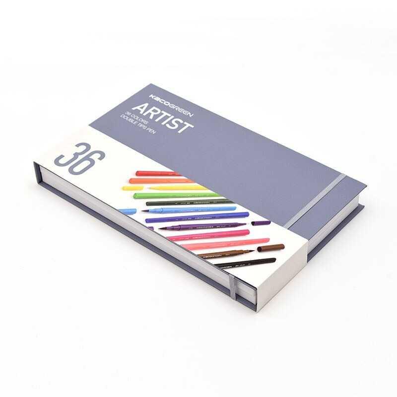

KACO Water Color Pena Spidol Warna Dual Head Marker Pen 36 PCS - K1037