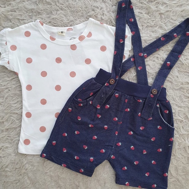 Baju Bayi IMPORT Overall Set