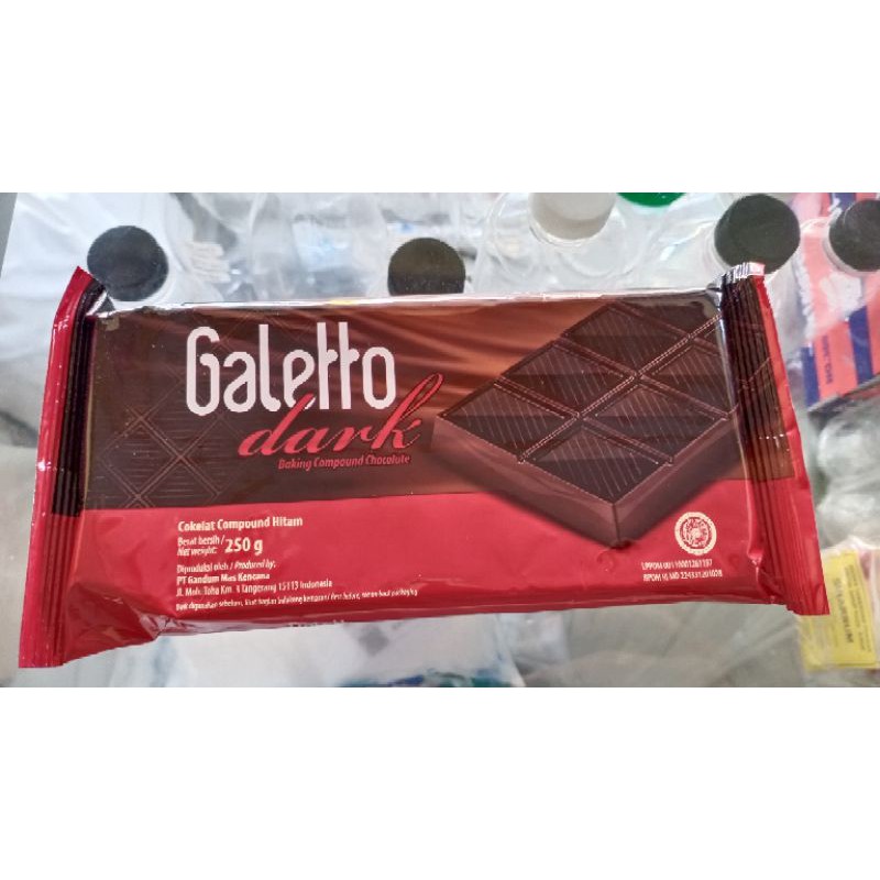 

Sekar_Shop07 Coklat Batangan Dark Baking Compound Chocolate Galetto Putih Dan Coklat