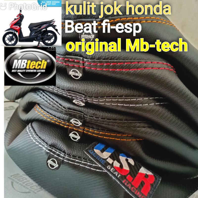 cover sarung kulit jok mb-tech Honda beat fi,esp dan old generasi