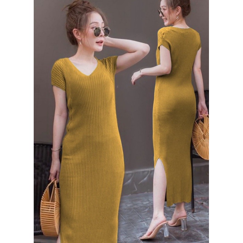 DRESS PANJANG WANITA CASUAL KASUAL LEXY FASHION CEWEK KEKINIAN