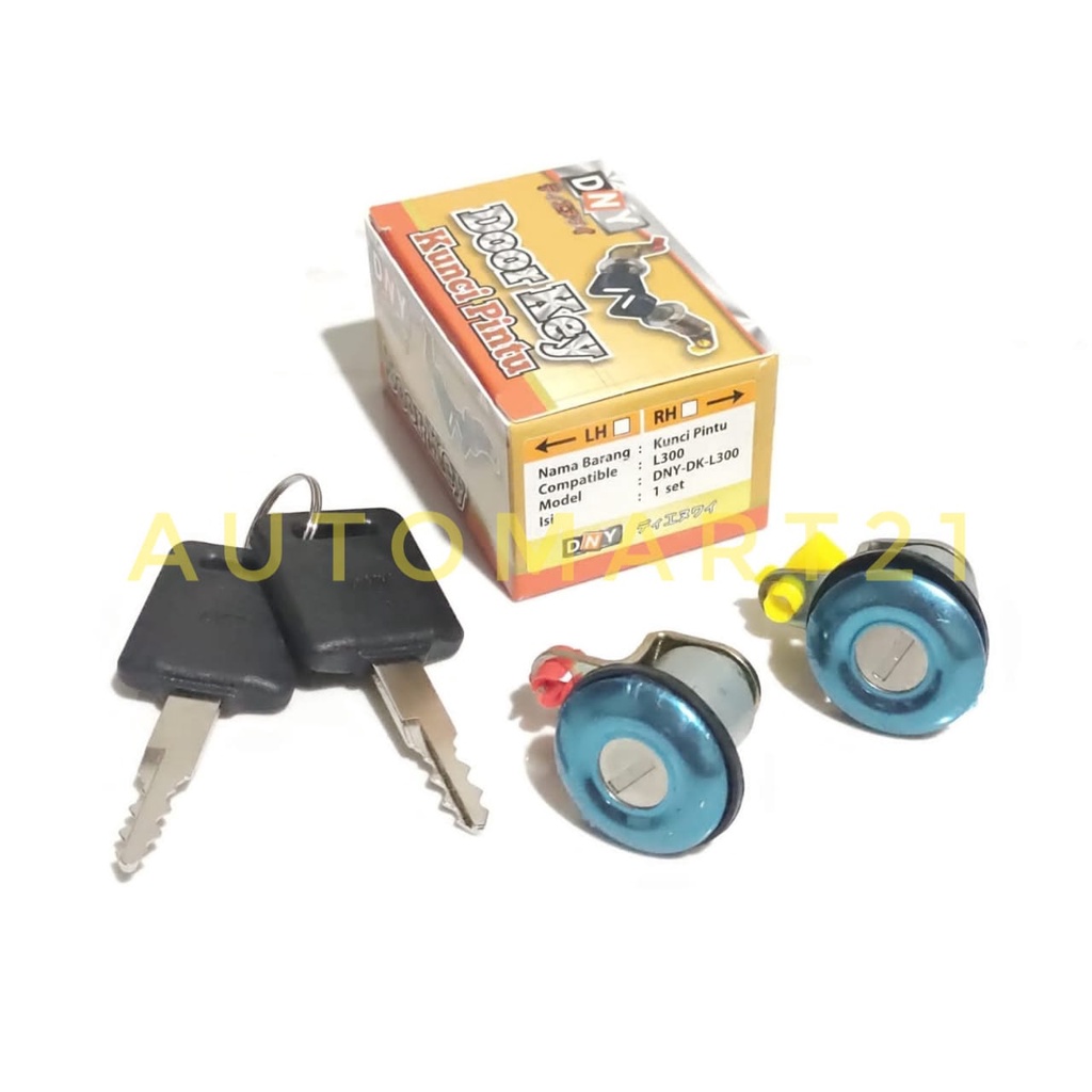 1 SET DOOR KEY/ ANAKAN KUNCI PINTU MOBIL L300 MERK DNY/DOOR KEY/KUNCI PINTU MITSUBISHI COLT L-300 DN