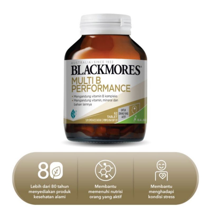 BLACKMORES MULTI-B PERFORMANCE 62 kapsul