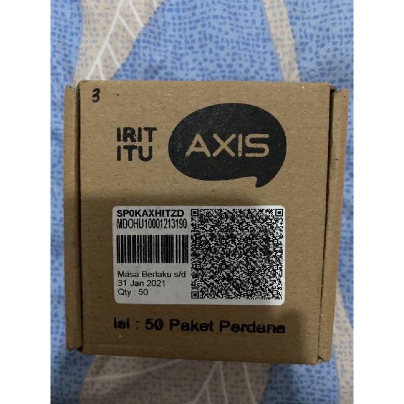 fresh kartu perdana axis acak full