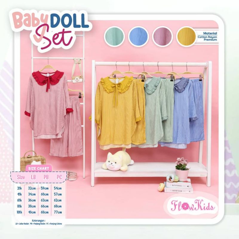 Babydoll Set Flowkids Daily // Setelan Flowkids
