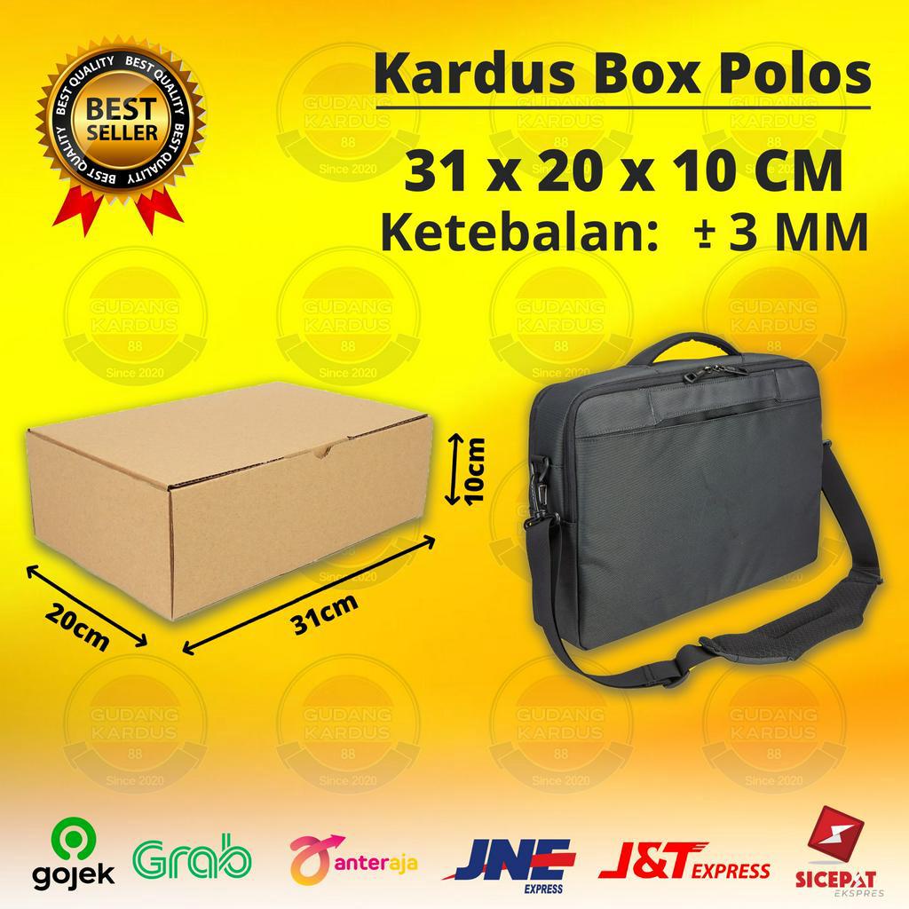 

Kardus Box Die Cut 31x20x10 CM Kotak Dus Packing Packaging Polos