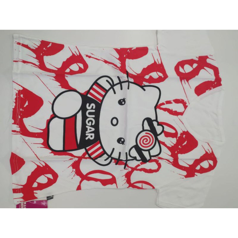Kaos Wanita Katun Casual T-Shirt aneka motif dan warna
