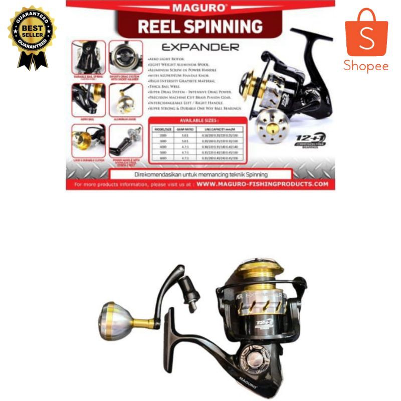 REEL PANCING MAGURO || REEL PANCING SPLINNING || KEREKAN PANCING MURAH