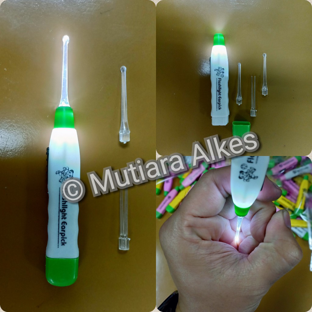 Flashlight Earpick/ Korek Kuping + Senter