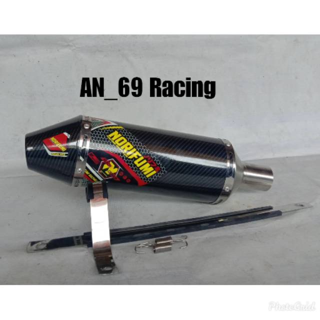 Silencer Knalpot norifumi carbon KLX BF SE - DTRACKER - CRF150L SILENCER NORIFUMI CARBON