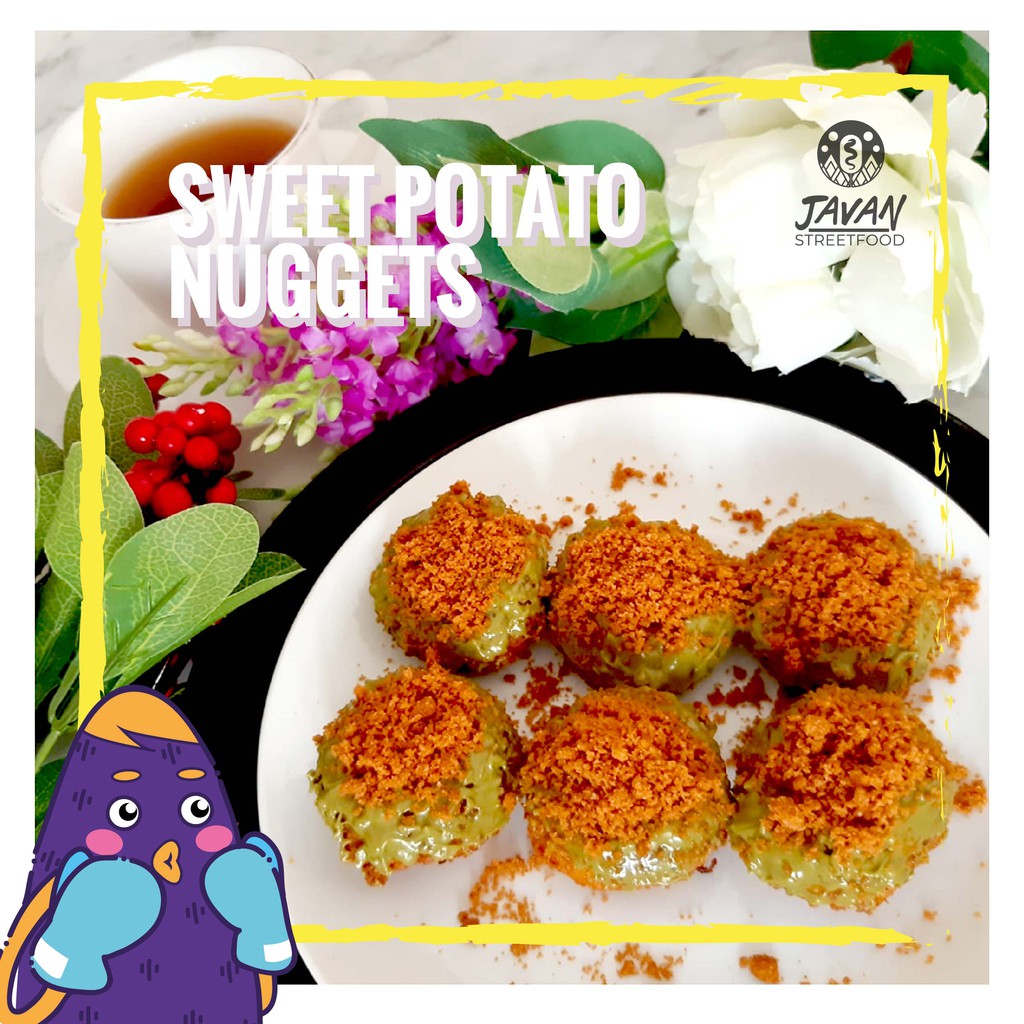 

Ubi / Sweet Potato Nugget SINVBI, custom Base Sauce and Topping