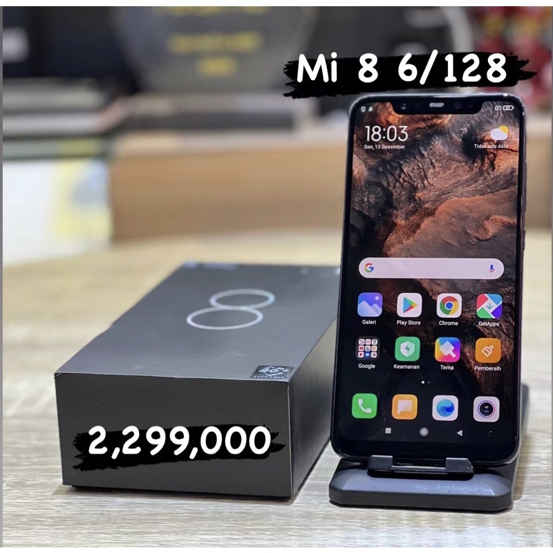 seken xiaomi mi 8 ram 6/128 gb