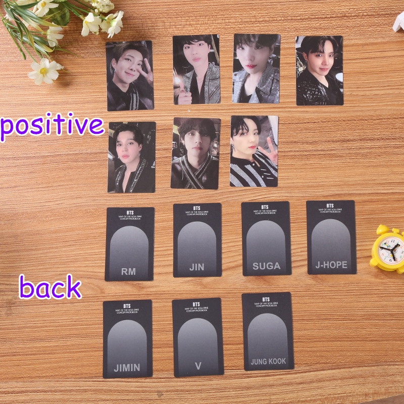 Kartu Ucapan Desain Kpop Bts Map of The Soul On: E Ukuran Kecil