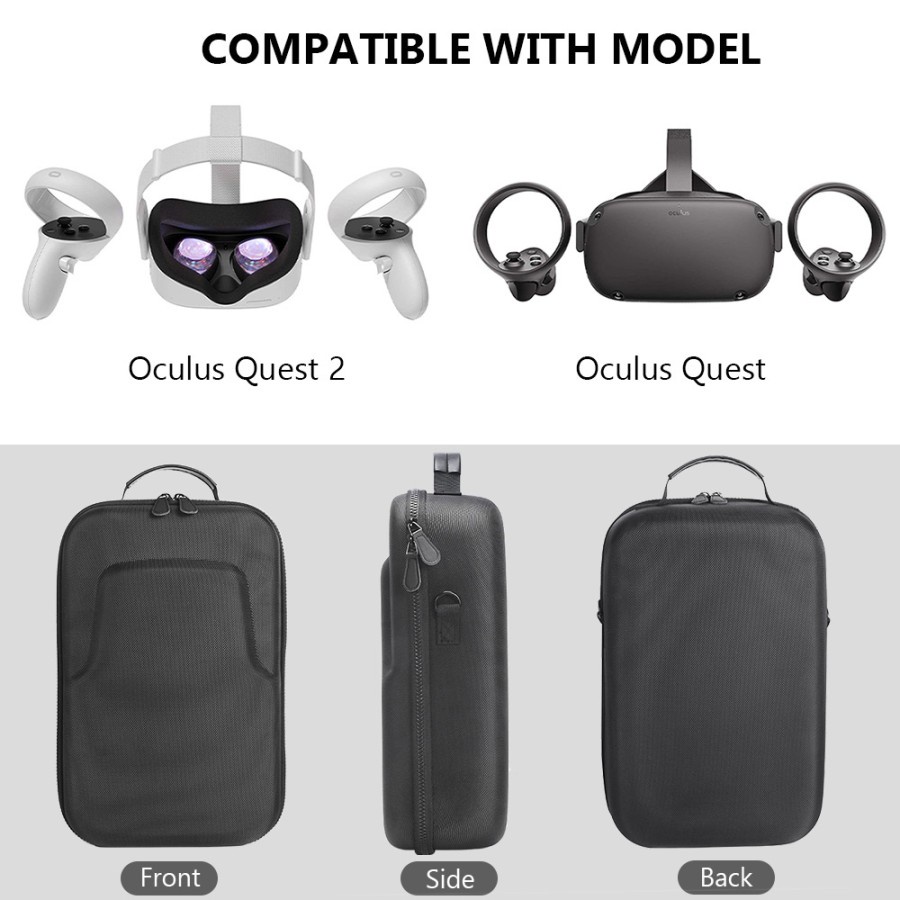 Esimen Storage Bag Oculus Quest 2 Carrying Case Tas Pelindung Quest 2 QSTBJD