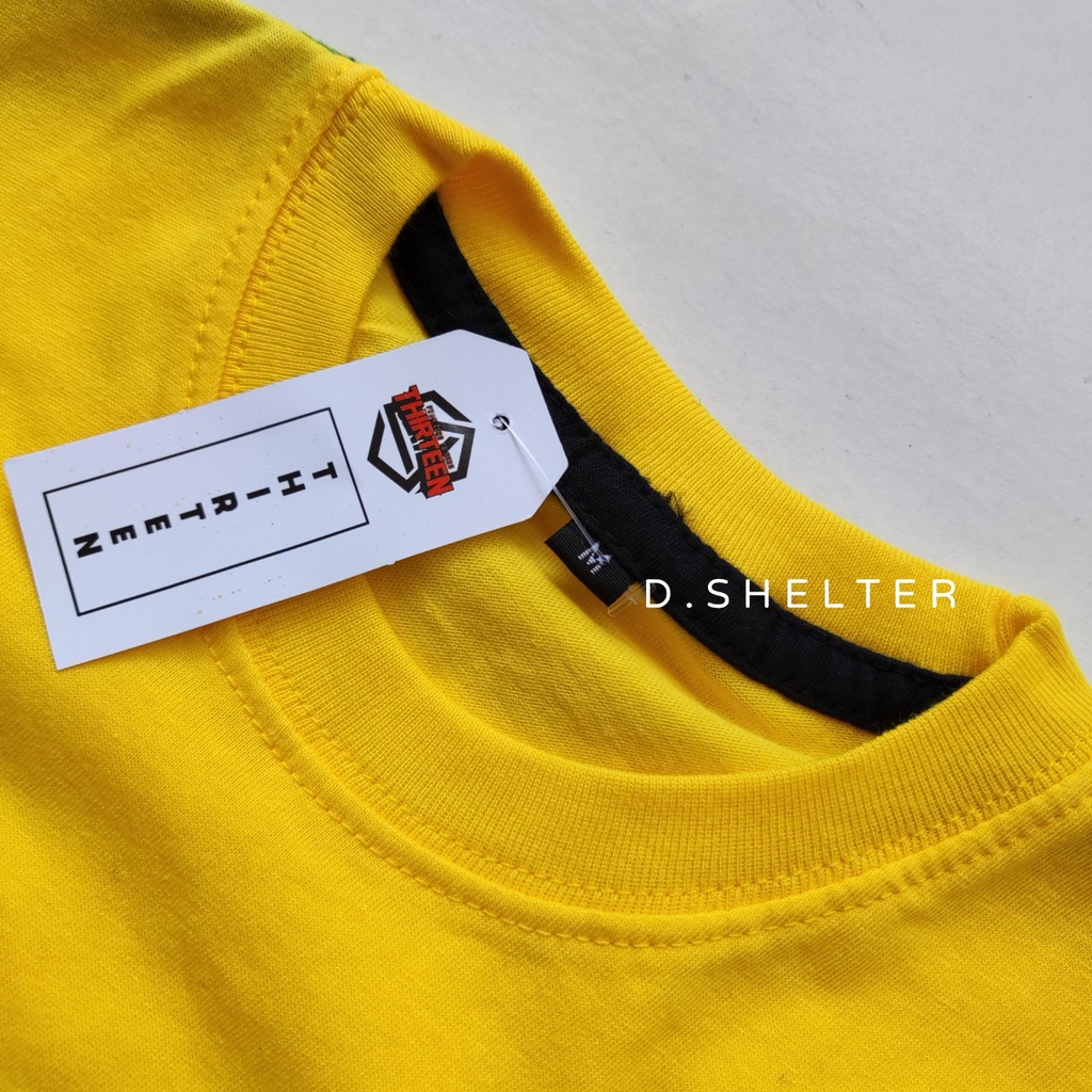 KAOS DISTO ANAK THIRTEEN KUNING FONT ELOK/D.SHELTER