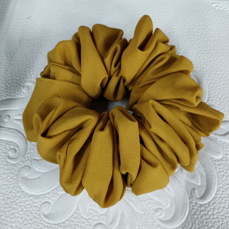 Scrunchie Jumbo, Ikat Rambut Cepol Jumbo, Cepol Hijab