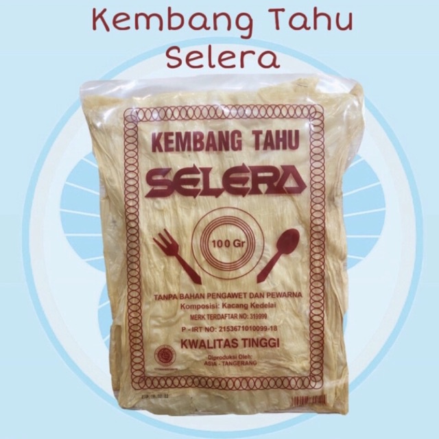 

Kembang Tahu Selera Cap Sendok Garpu 100gr