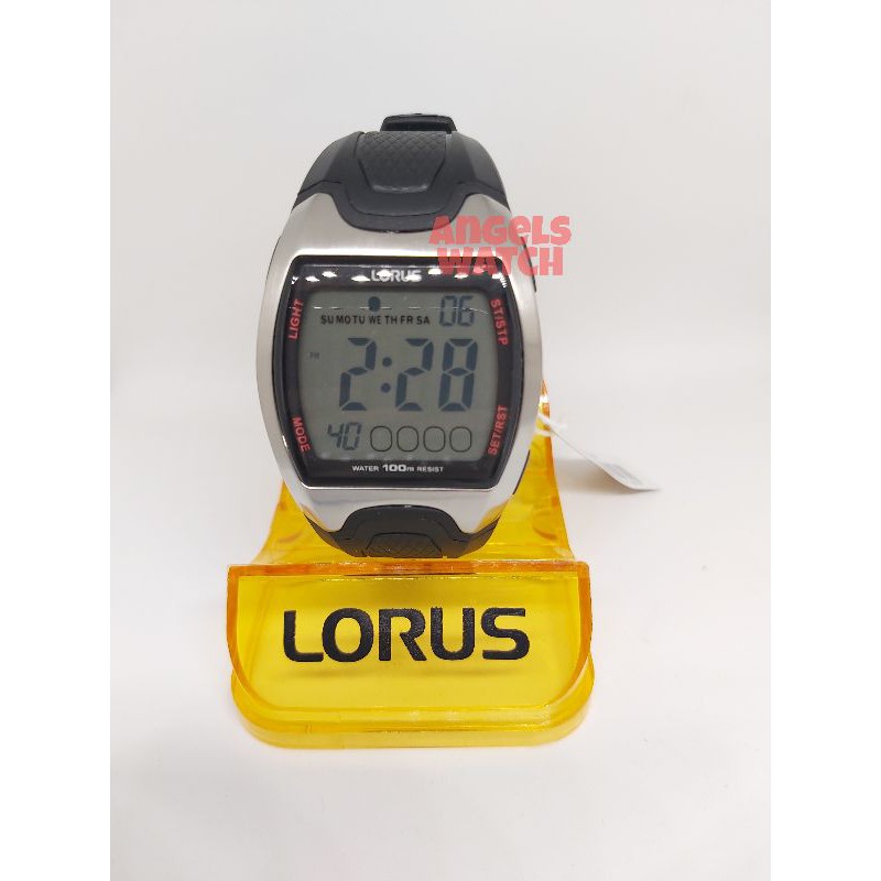 angelswatch jam tangan digital pria promo murah lorus R2327CX-9 Original