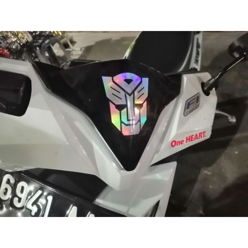 STIKER MOTOR TRANSFORMER HOLOGRAM Sticker Mobil Sticker Kaca Sticker Visor Variasi