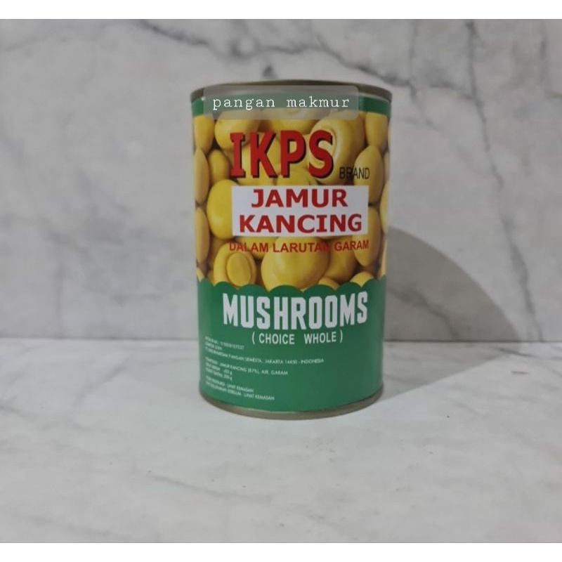 

jamur kancing kaleng ikps - mushroom champignons ikps 425 gr