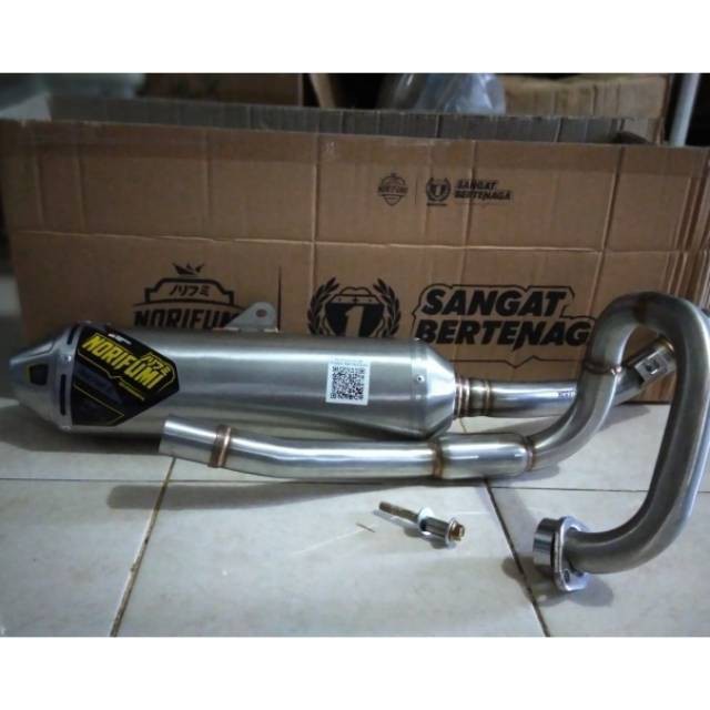 norifumi Knalpot rocket 4 klx 230 Original