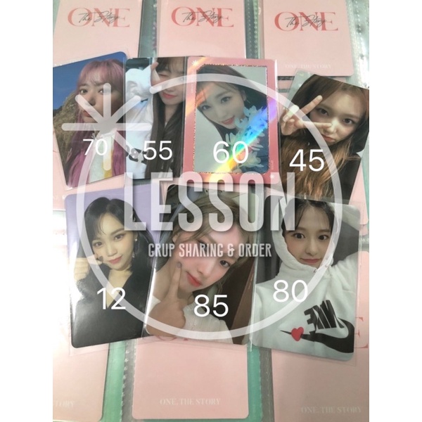 pc photocard izone iz*one kim chaewon yabuki nako one the story one reeler