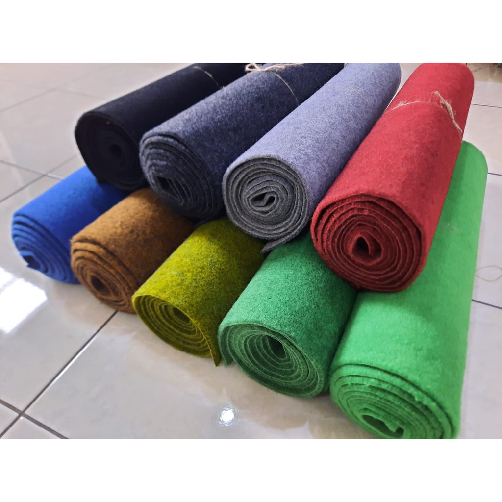 BENTLEY Karpet Bludru Bulu Tebal (0.5m x 2m), Karpet Brudu Murah, Pameran, Alas duduk, Alas Kasur-2