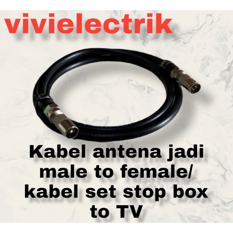 kabel antena tv digital SET TOP BOX MALE TO FEMALE