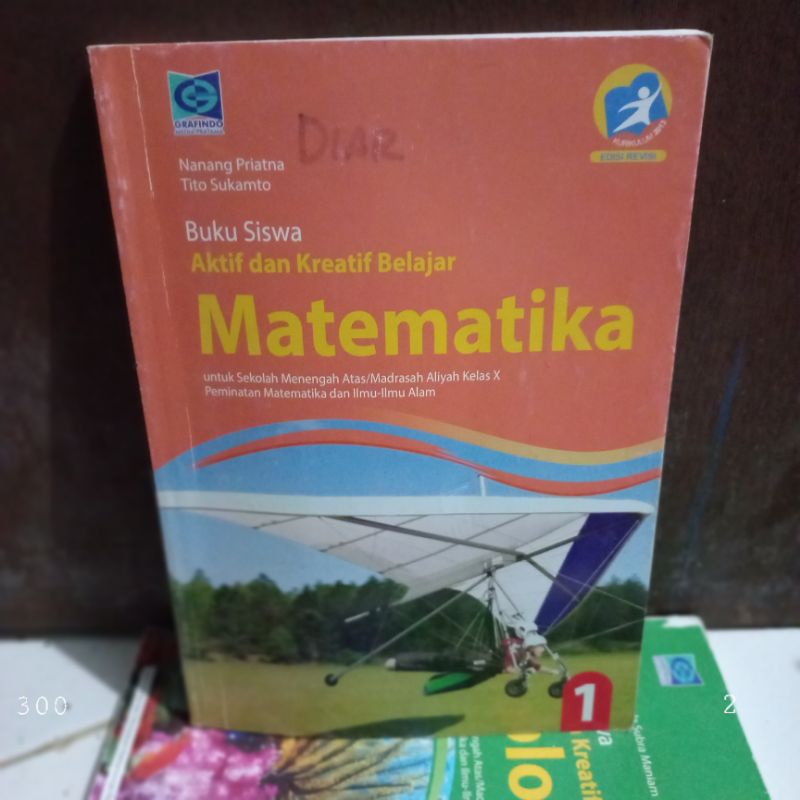 BUKU BEKAS MATEMATIKA SMA KELAS 1 GRAFINDO