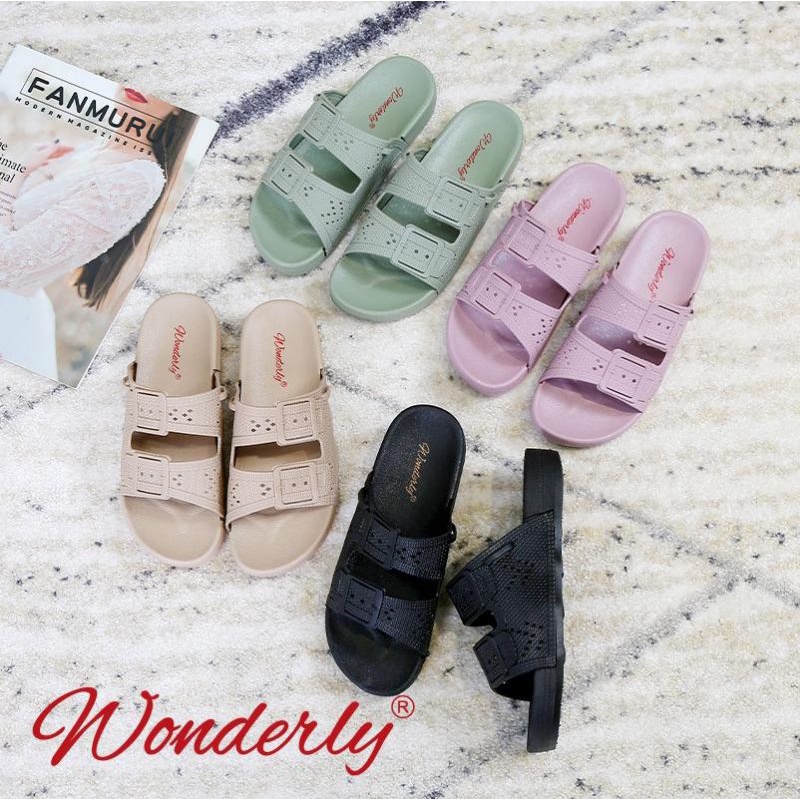 2027-5 [WONDERLY] Sandal Wanita 2 in 1 Jelly / Sendal Wanita Wonderly / Sandal Selop Karet / Sandal Tali 2 / Sandal Ban 2 / Sandal Ikat / Sandal Sepatu Karet