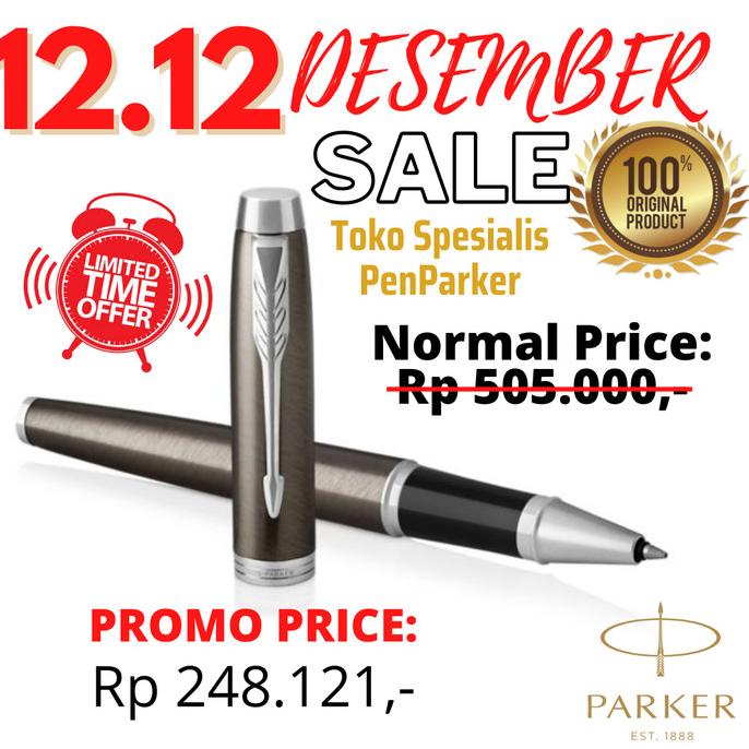 

Parker Parker IM DARK ESPRESSO Chrome Trim Rollerball - Original