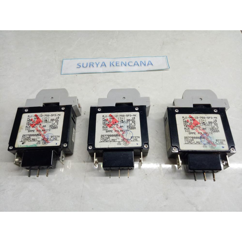 MCB 10A MAX VOLT 80VDC SECOND