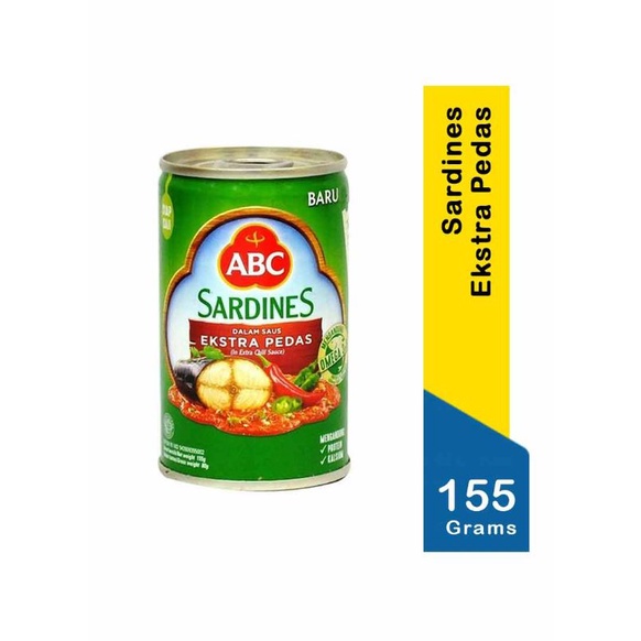

Abc Sardines Extra Pedas 155G