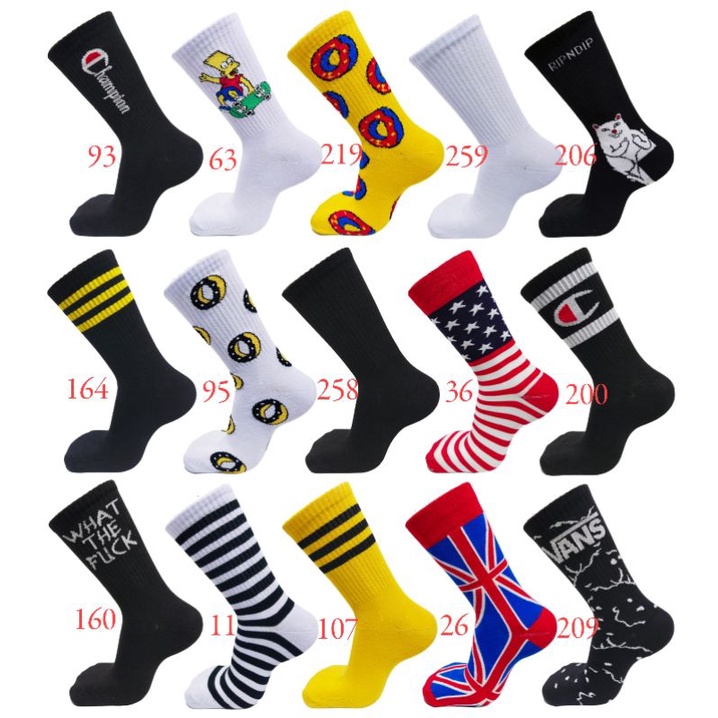 Kaos kaki skate oldschool bebas pilih motif/Kaos kaki old school-5