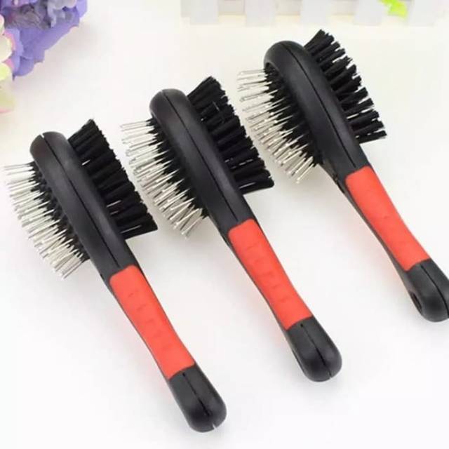 Pet Grooming Brush &quot;2 SIDES COMB&quot; Sisir Sikat Hewan