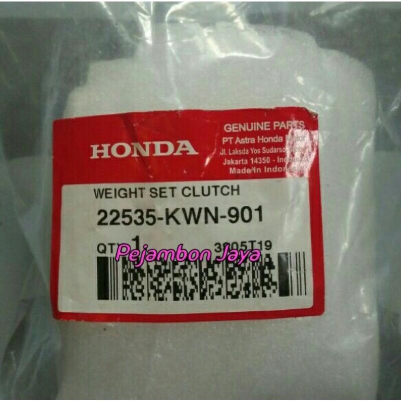 22535KWN901 WEIGHT SET CLUTCH