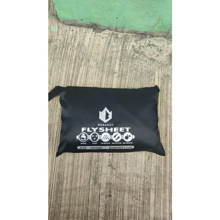 Bisa (COD)  Flysheet Ultralight 3x6 M BOGABOO Waterproof Full Sealed 19 Lubang - Flysheet