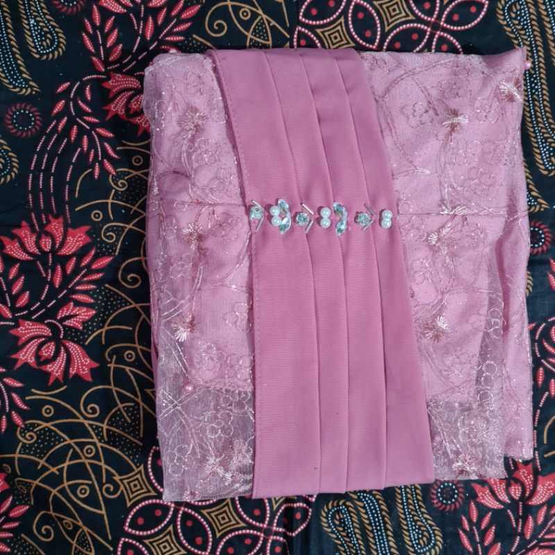 SHOPASHOP SOLO Batik Kebaya Couple Denira Payet ceruty-Dusty