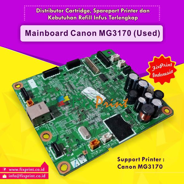 Board Printer Canon MG3170, Mainboard MG3170, Motherboard Canon MG3170