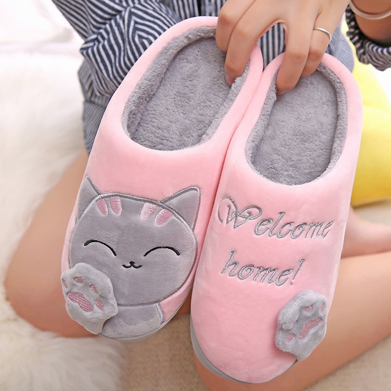 Sandal Rumah Hotel Empuk Nyaman Indoor Halus Colorful Slipper Cat SP34