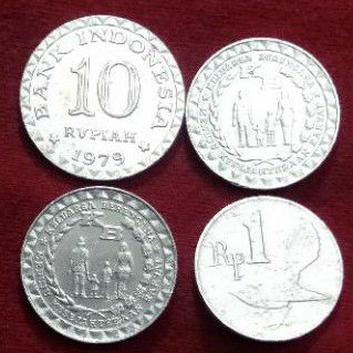 Uang kuno Rp 21 EKONOMIS 10 5 5 1